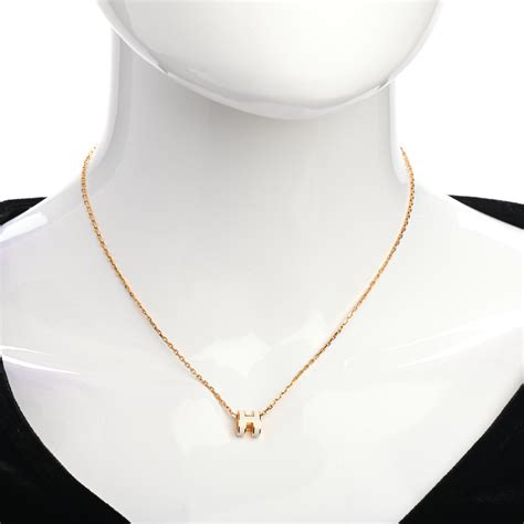 hermès mini pop h necklace